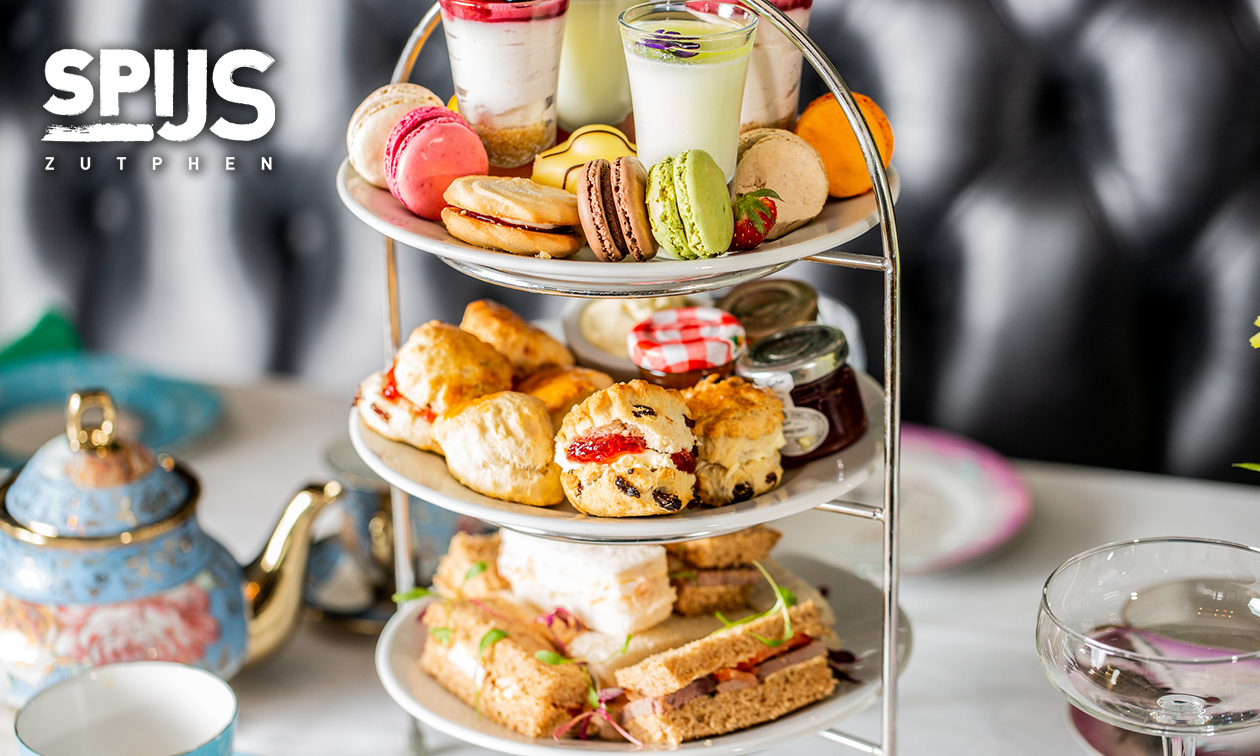 High tea (1,5 uur) bij spIJS Zutphen
