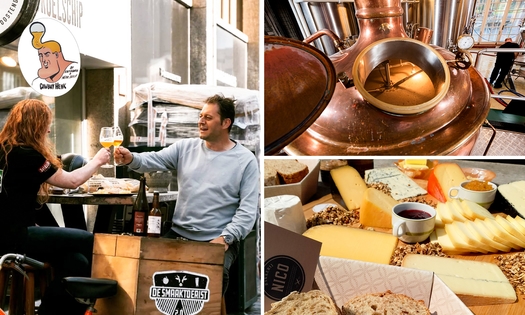 Rondleiding brouwerij + 3 bieren en breughelplank in hartje Oostende