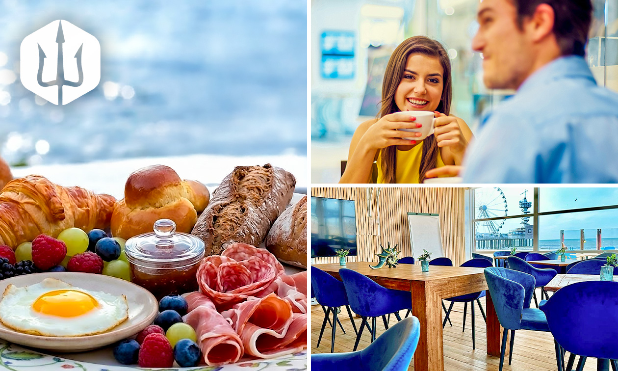 Ontbijt aan het strand