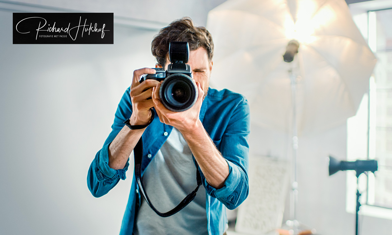 Fotoshoot naar keuze of workshop studiofotografie (2 uur)