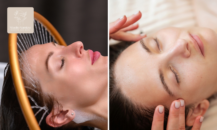 Japanese head spa of kriebelmassage (30 tot 90 min)