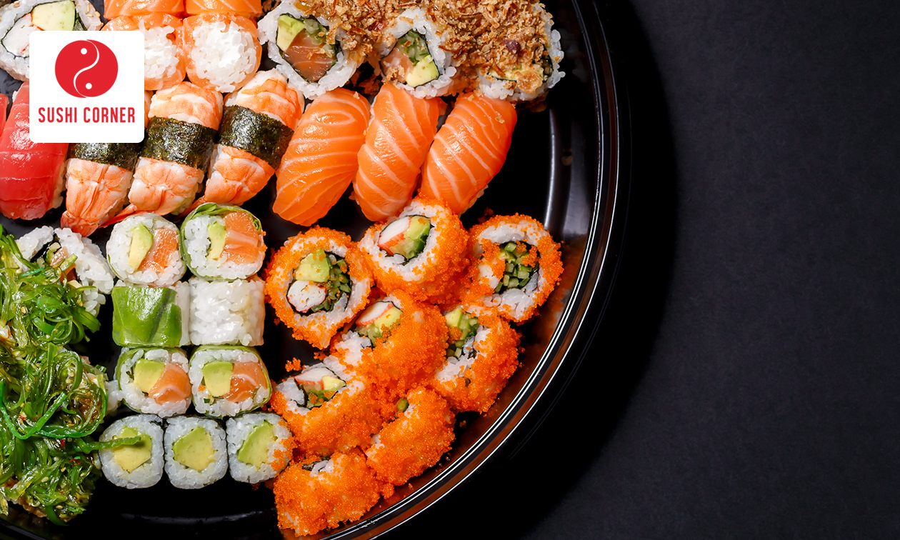 Sushiboot voor 2 personen (54 stuks) voor afhaal bij Sushi Corner Lier