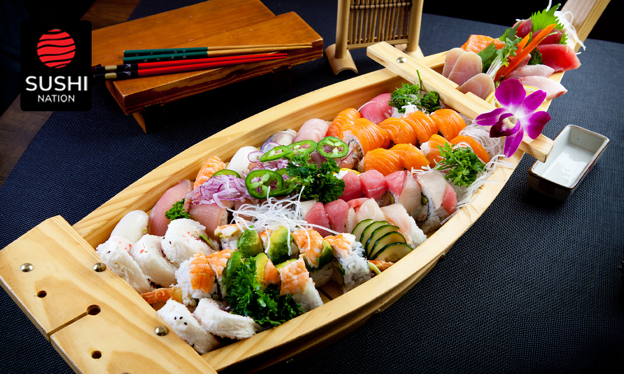 Sushibox (54 stuks) voor 2 personen voor afhaal