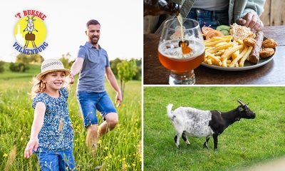 Wandelarrangement incl. drankjes + versnapering + gerecht naar keuze bij 't Bukske