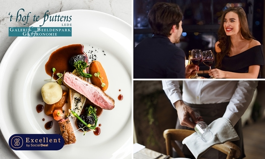 6- of 8-gangen degustatiemenu + evt. amuse bij 't Hof te Puttens
