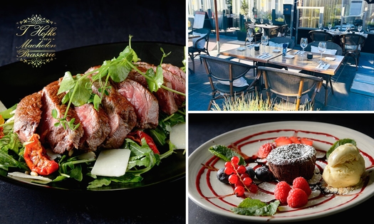 Menu en 3 services au choix chez 't Hofke van Machelen