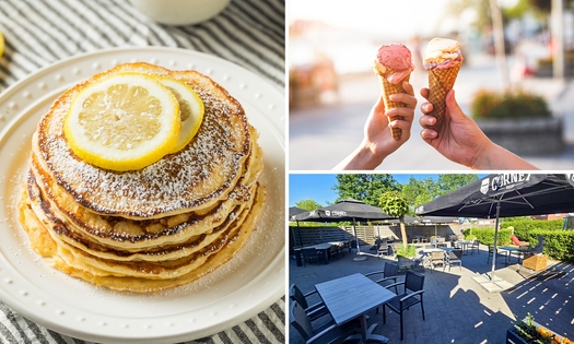 Pannenkoek, wafel, ijscoupe of appeltaart + drankje naar keuze bij 't Kapelhof