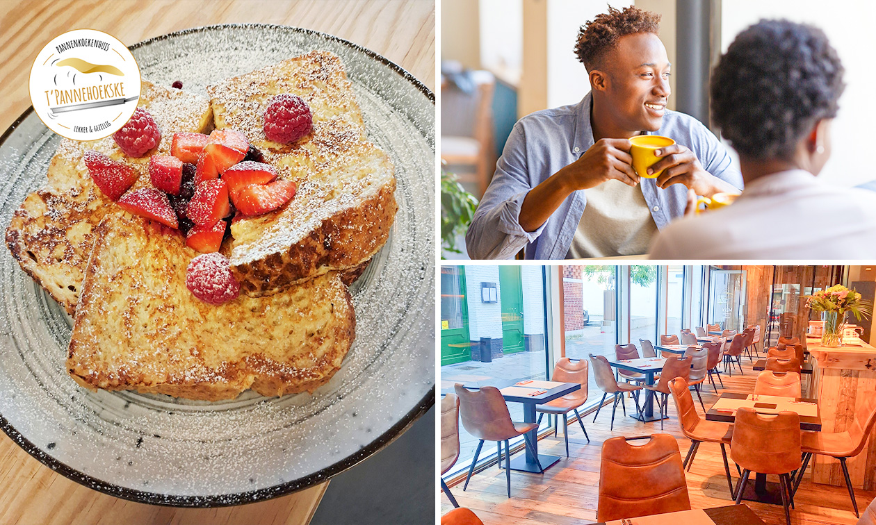 Ontbijt naar keuze of brunchbuffet met thema + glaasje cava