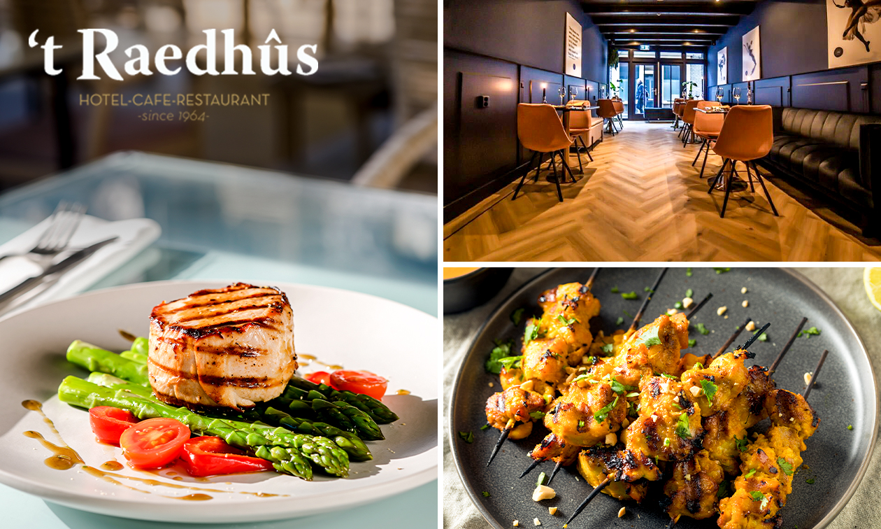 3-gangen keuzediner bij ´t Raedhûs