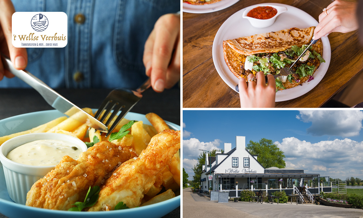 3-gangen keuzediner bij 't Wellse Veerhuis