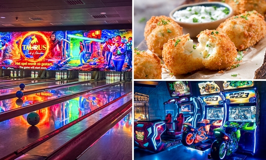 1 Stunde Bowling + Snacks (12 Stück)