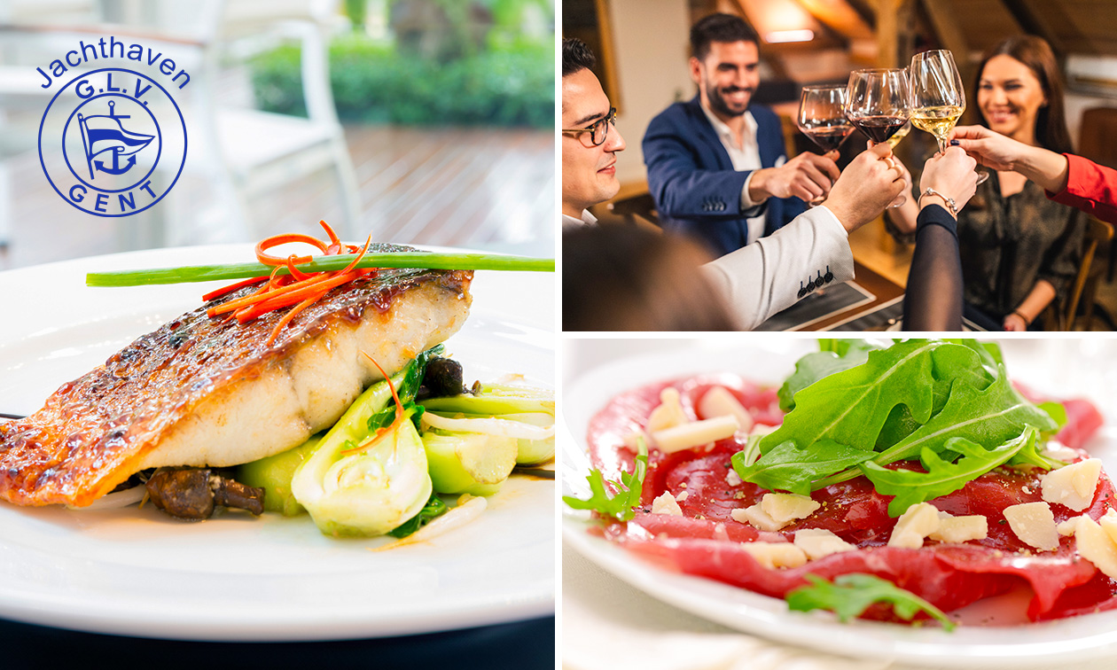 2- of 3-gangen keuzelunch of -diner + hapjes