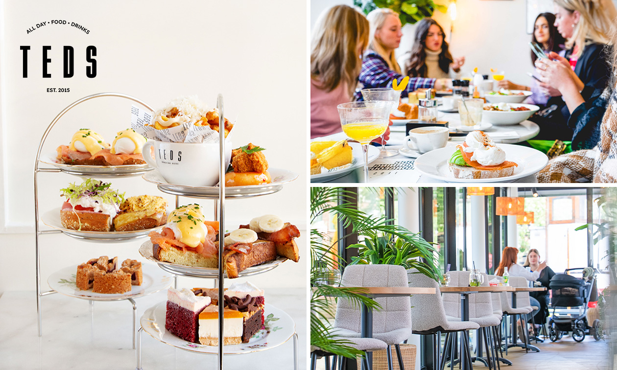 High tea (1,5 uur), shared brunch of ontbijt bij Teds Tilburg