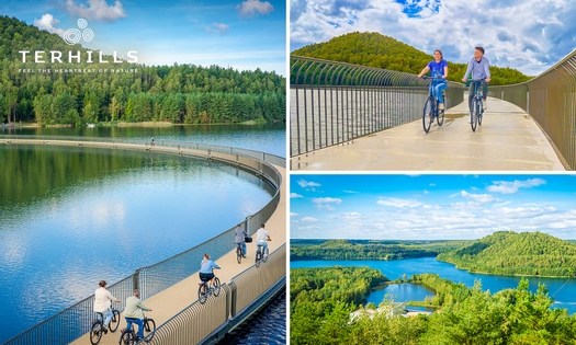 Fietsverhuur in Nationaal park Hoge Kempen + fietsroute, verzekering en helm