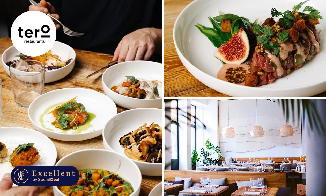 Menu en 3 ou 4 services à la carte chez TERO à Bruxelles