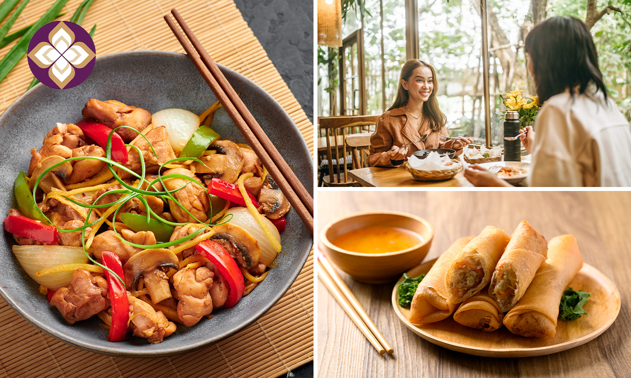 Menu thaïlandais en 2 services au choix