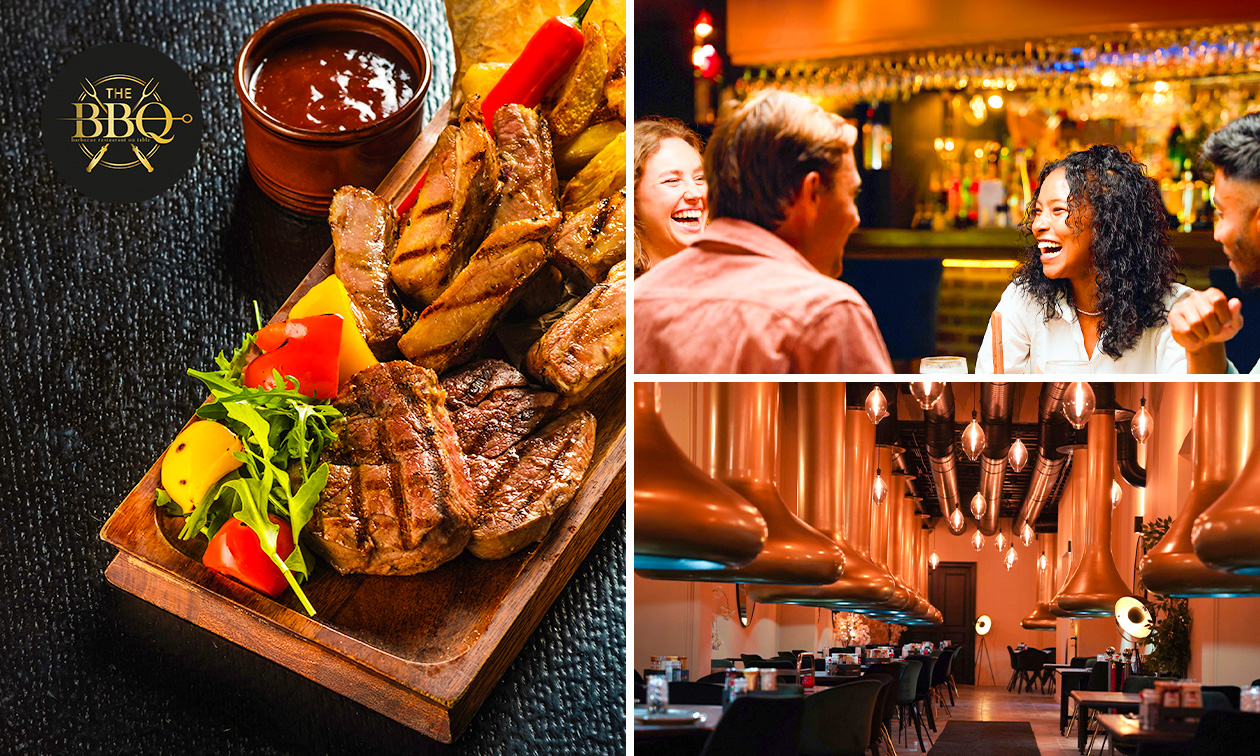 Barbecuediner + dessert + koffie/thee bij The BBQ in hartje Antwerpen