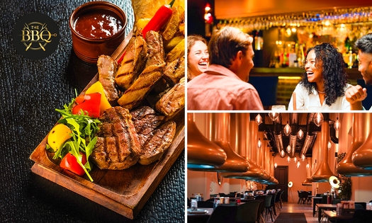 Barbecuediner + dessert + koffie/thee bij The BBQ in hartje Antwerpen