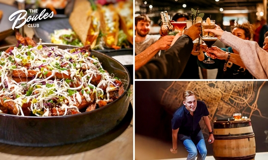 Shared dining-diner (evt + 1 uur jeu de boules) bij The Boules Club in Alkmaar