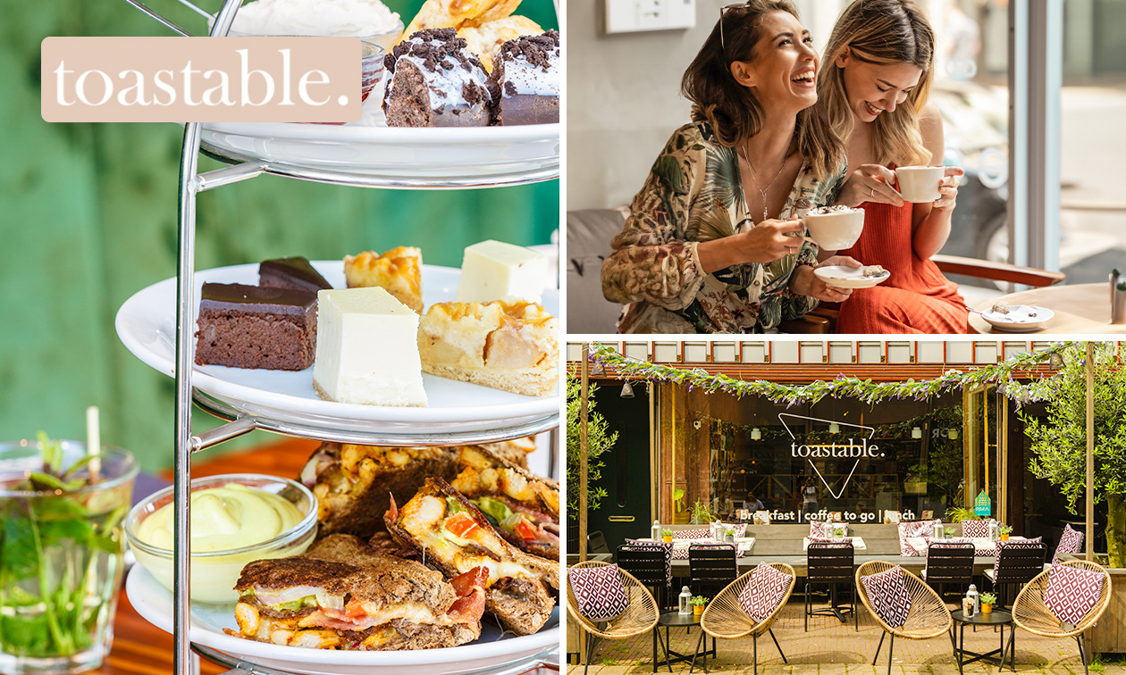 High tea (1,5 uur) bij Toastable Koningstraat High tea (1,5 uur) bij Toastable Koningstraat