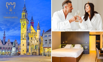 Overnachting voor 2 + ontbijt + late check-out + welkomstdrankje in hartje Aalst