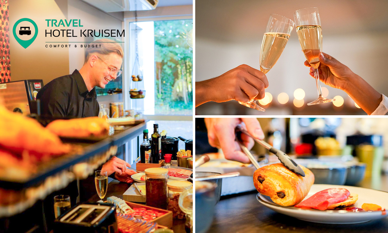 Luxe ontbijt + glaasje bubbels