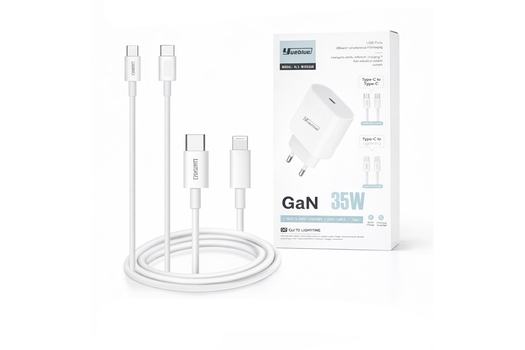 Hurtigoplader til USB-C og Lightning