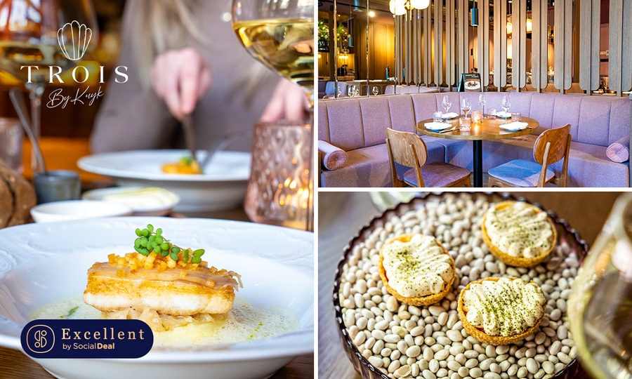 Culinaire 2-gangenlunch + koffie/thee bij Trois in hartje Deventer