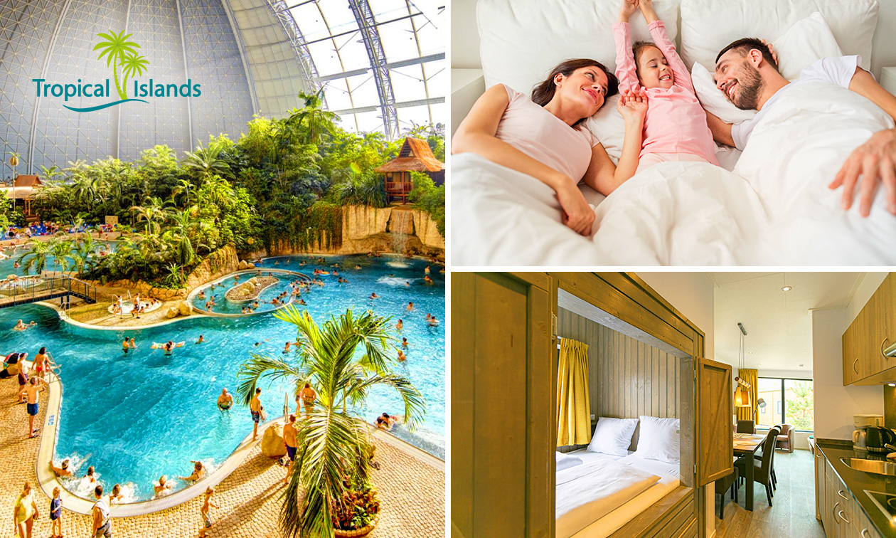 2 ou 3 nuits pour 4 à 6 personnes à Tropical Islands