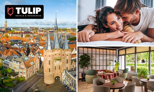 Nuit pour 2 + petit-déjeuner + snacks de bienvenue à Zwolle