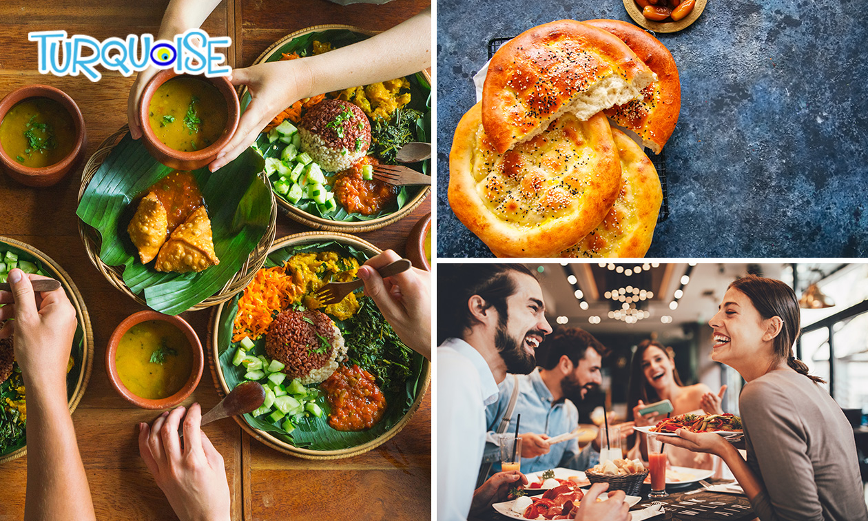 Turks 3-gangendiner à la carte + mandje brood bij Restaurant Turquoise
