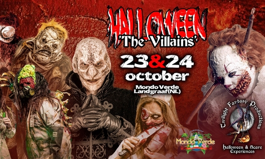 Entree voor The Villains XI tijdens Halloween in Mondo Verde