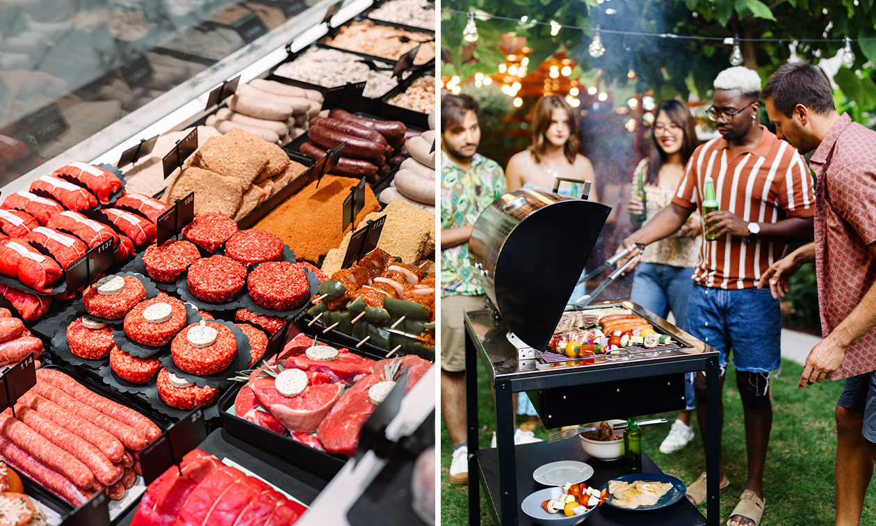 BBQ-pakket (voor 4 of 10 personen) naar keuze voor afhaal