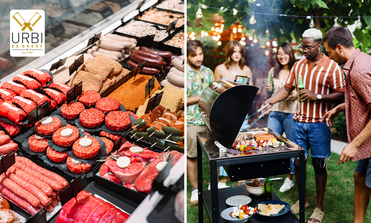 Pack barbecue (pour 4 ou 10 personnes) au choix à emporter chez Urbi De Groof