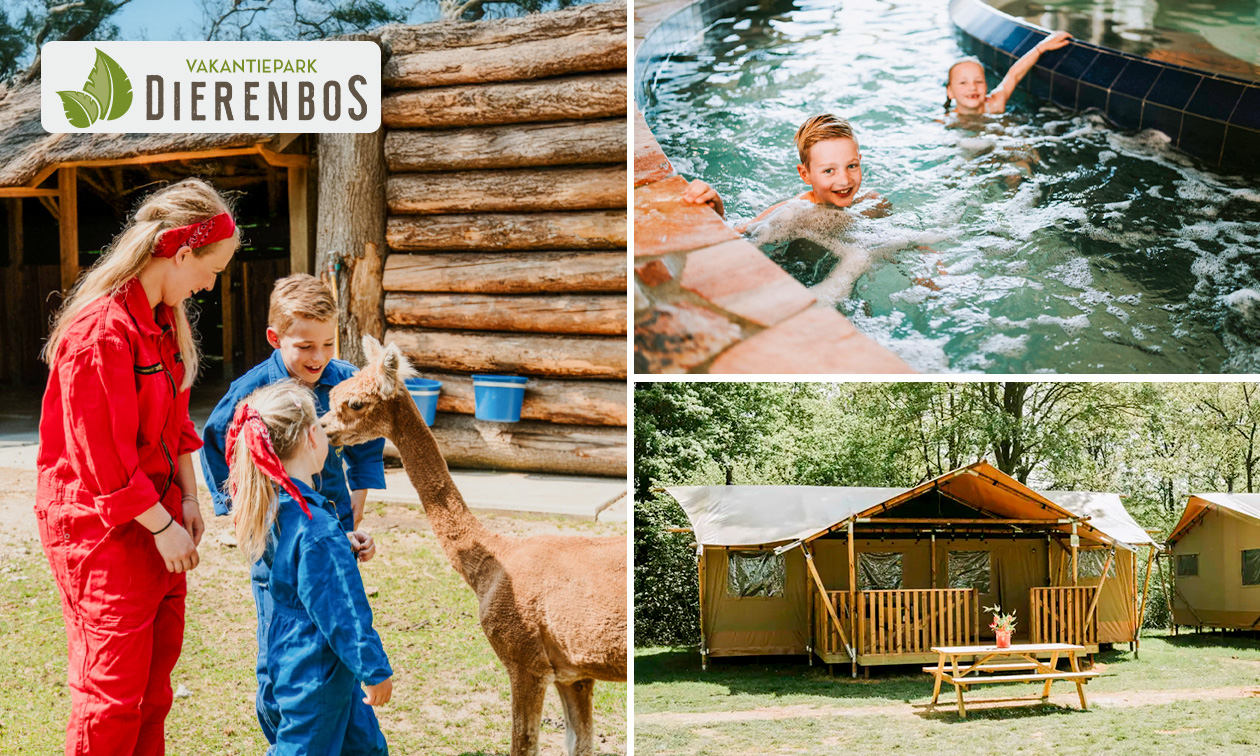 Midweek of weekend weg (voor 3 tot 6 pers.) incl. entree Safaripark Beekse Bergen