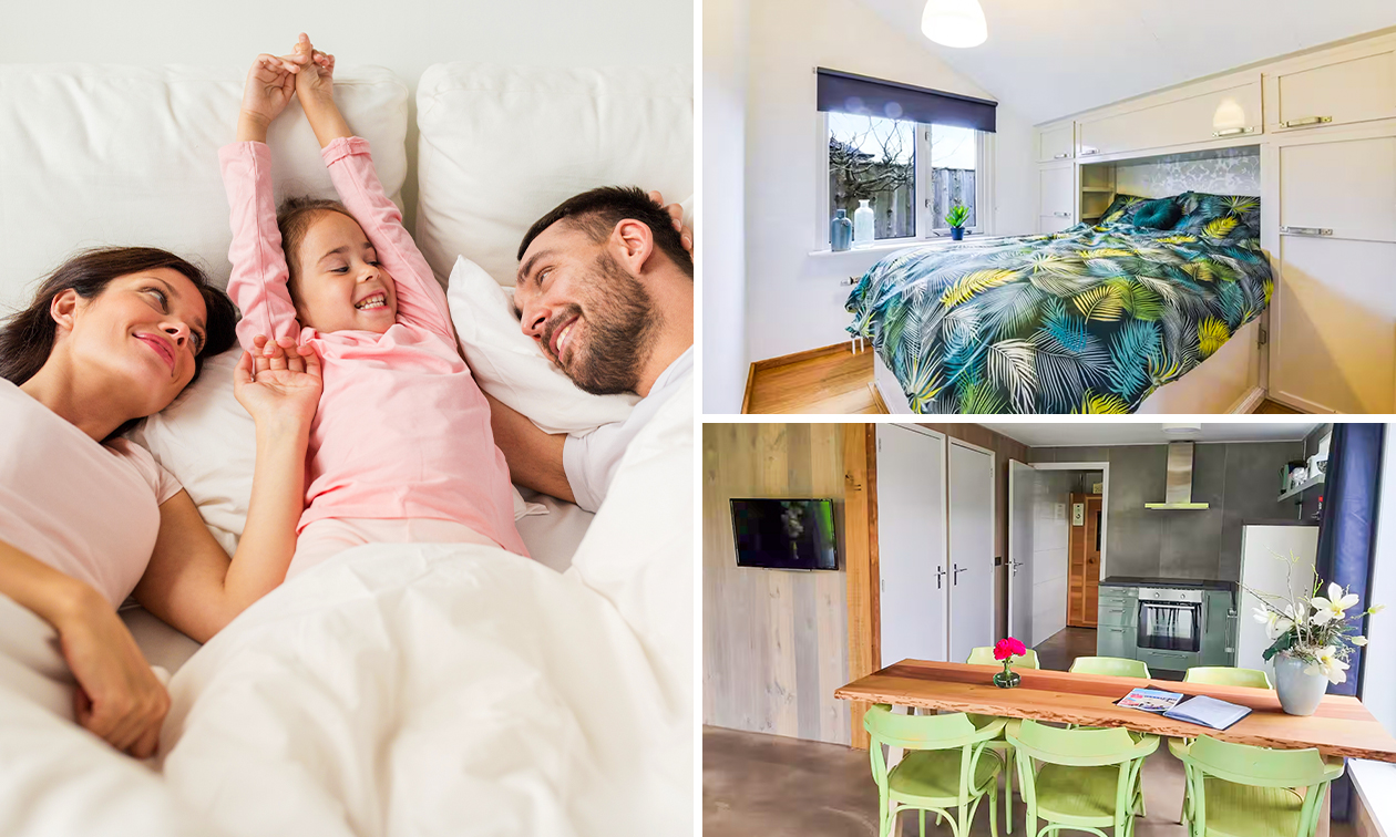 1, 2, 3 of 4 overnachting(en) voor 2 tot 6 personen in Dirkshorn