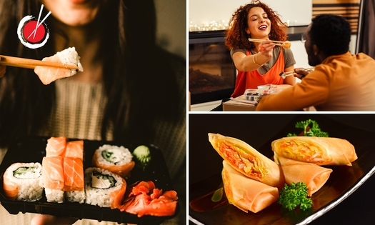 2-gangen sushidiner voor 2 personen om af te halen