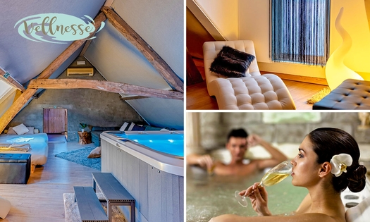 2 of 3 uur privé-wellness voor 2 + evt. koffie/thee of fles cava bij Vellnesse