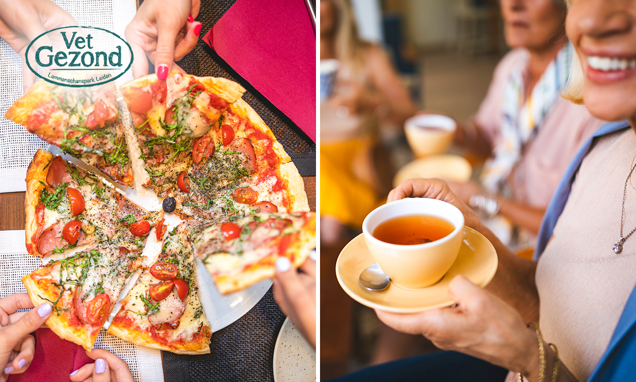 High tea, high pizza, high beer of high wine bij Vet Gezond