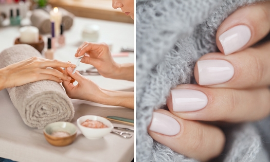 Manicurebehandeling met gellak of gelnagels naar keuze