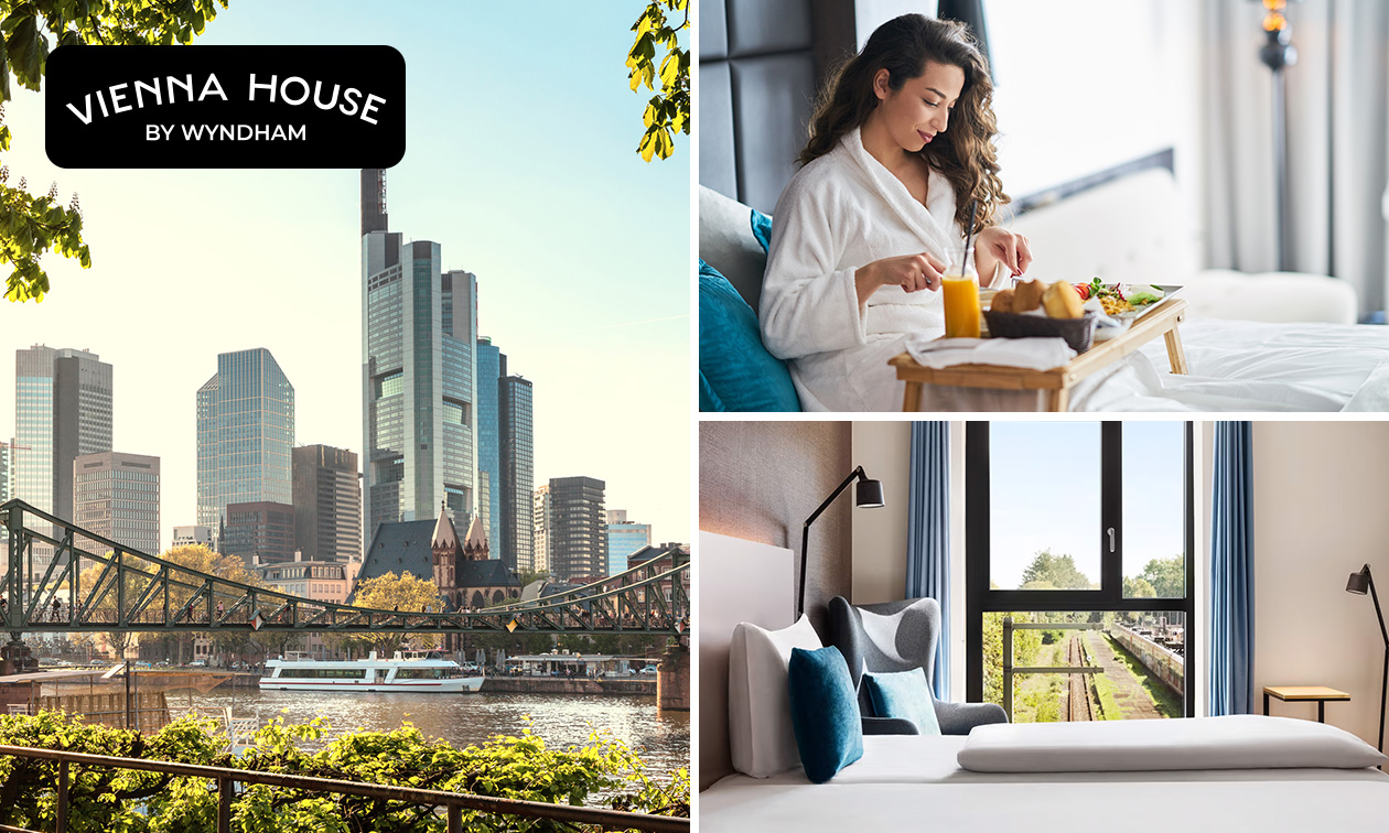 1 of 2 overnachtingen voor 2 + ontbijt + late check-out en meer nabij Frankfurt