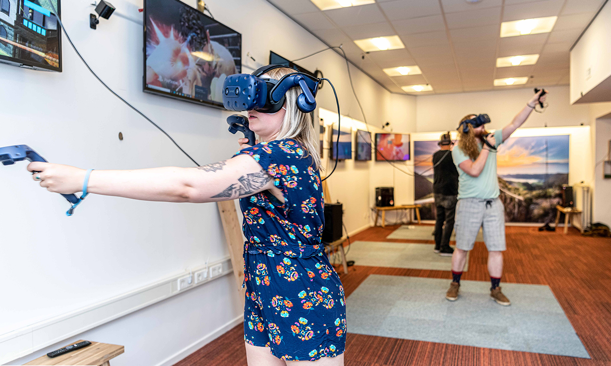 VR-experience (35 min) + consumptie in hartje Leiden