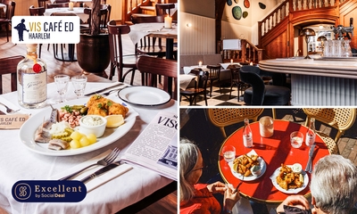 Shared dining-diner of -lunch bij Vis Café Ed in hartje Haarlem