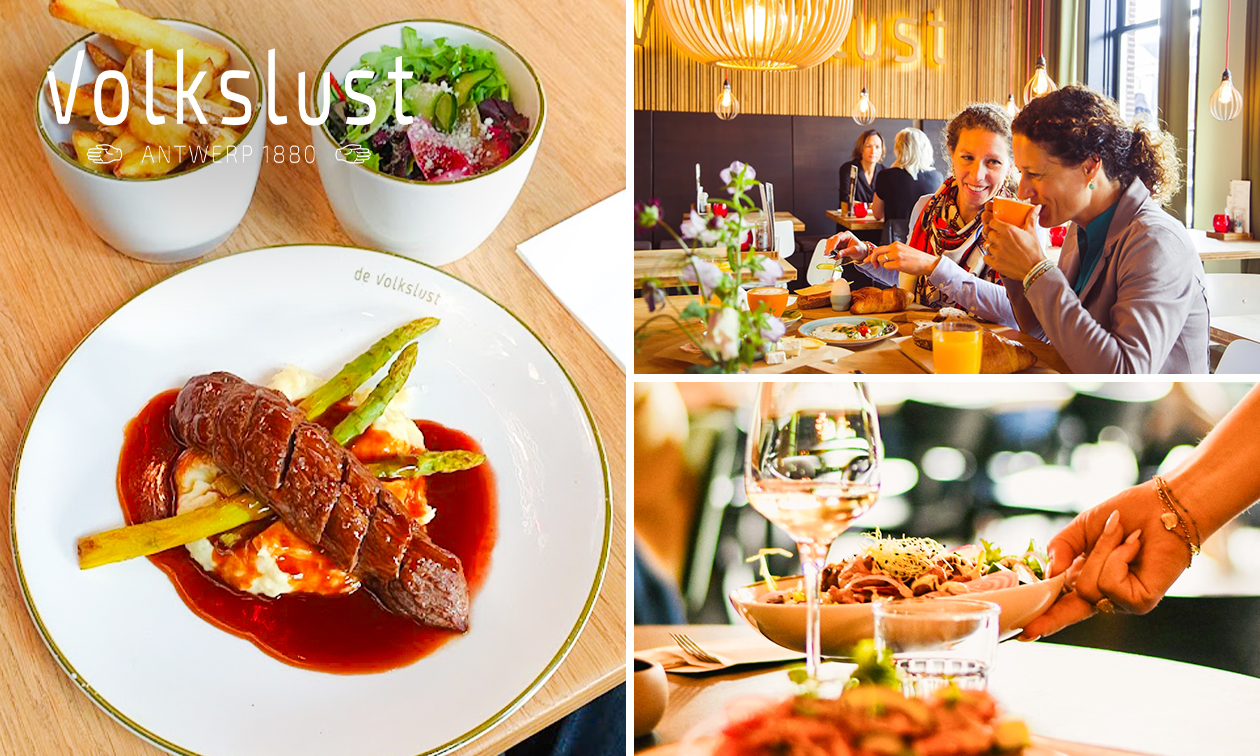 3-gangendiner à la carte bij Volkslust Haarlem