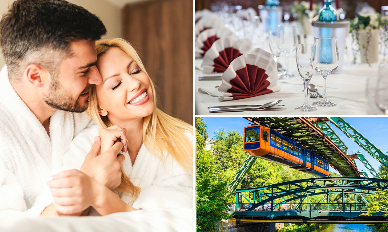 Overnachting voor 2 + ontbijt + sauna en zwembad in Wuppertal