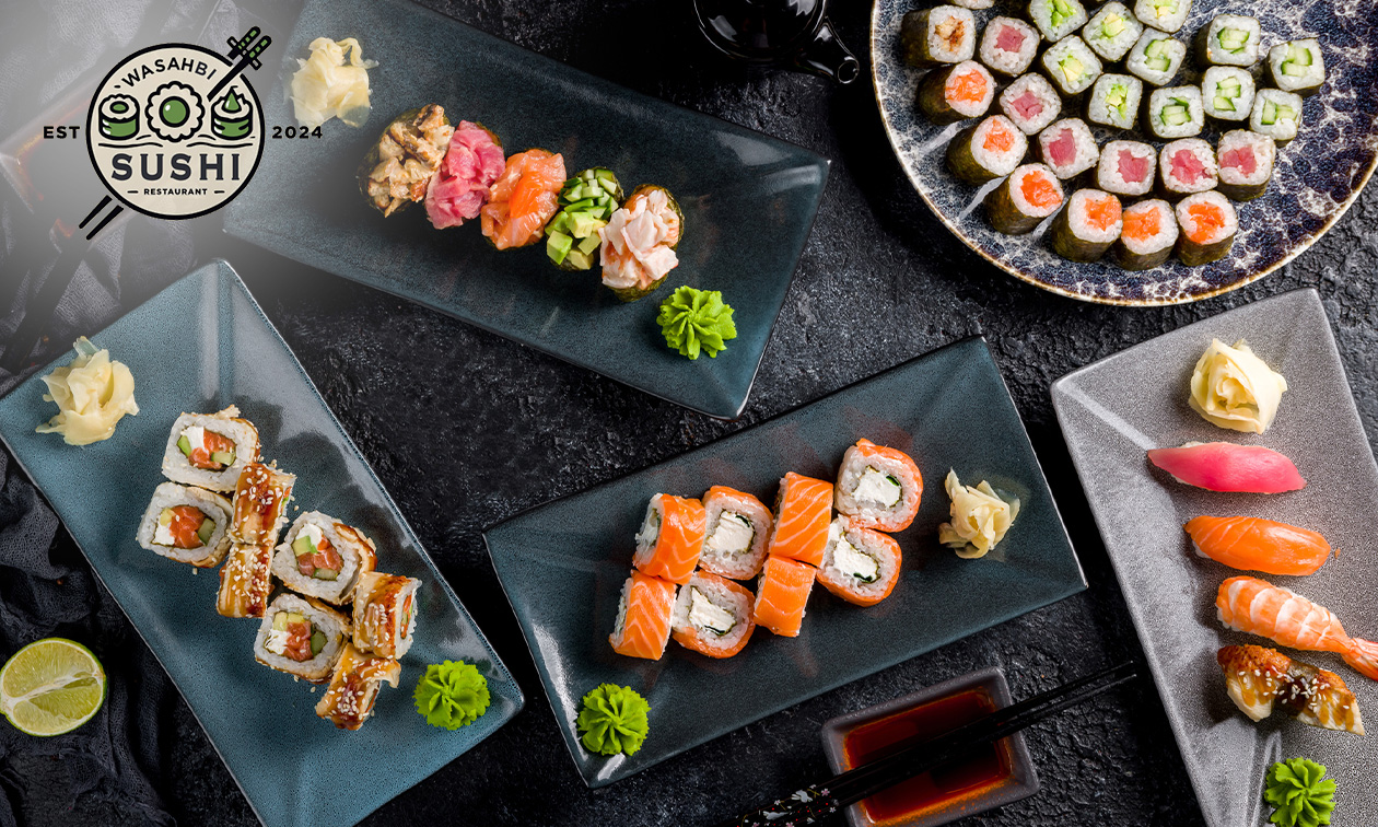 Sushibox naar keuze (44 of 98 stuks) om af te halen bij Wasahbi Sushi