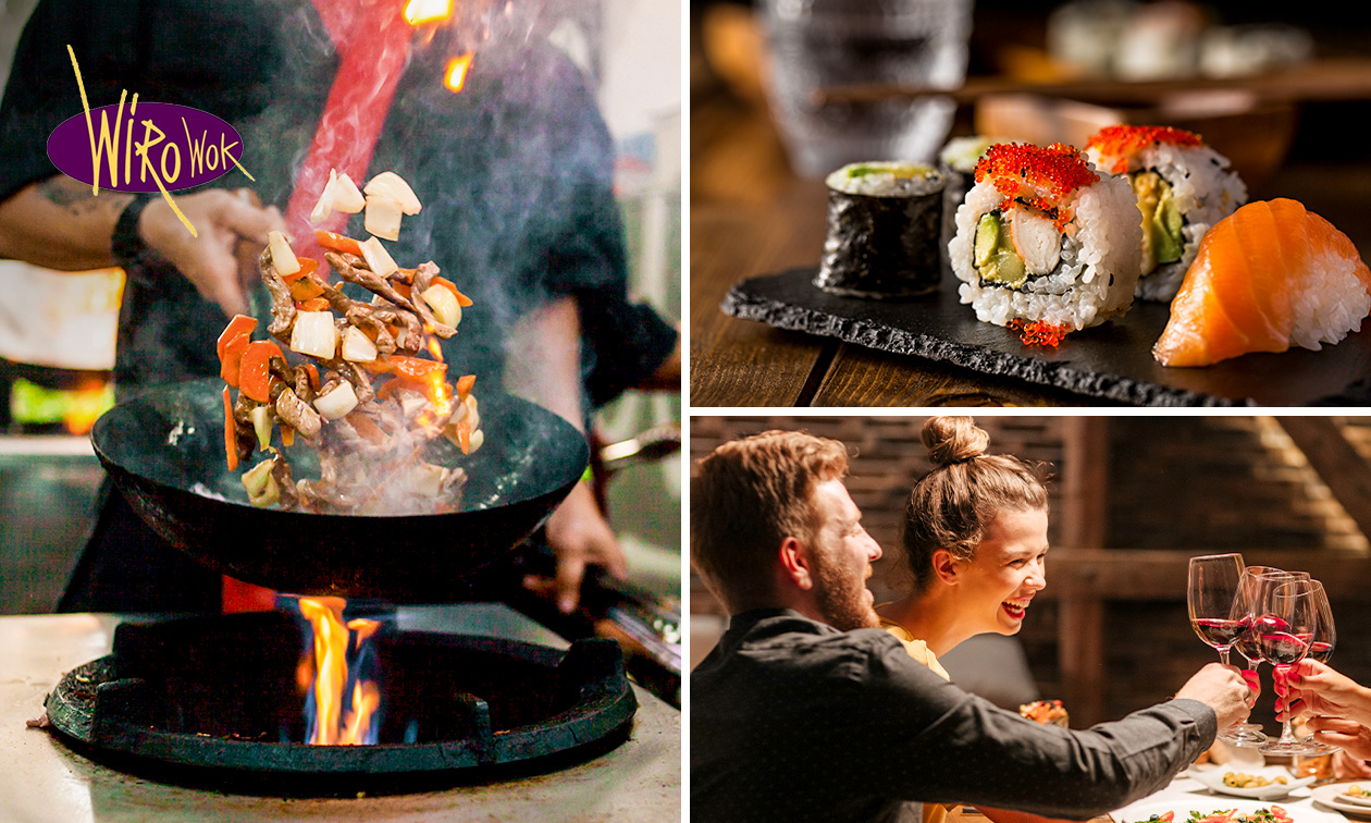 All-You-Can-Eat & Drink (3 uur) bij Wiro Wok All-You-Can-Eat & Drink (3 uur) bij Wiro Wok