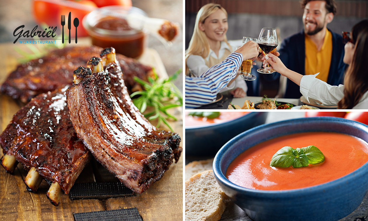 3-gangen keuzediner + drankje bij Restaurant Gabriel
