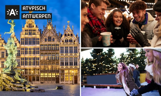Schaatsen in hartje Antwerpen + 3 drankjes