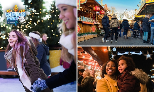 Schaatsen + 2 drankjes bij Winterpret Blankenberge